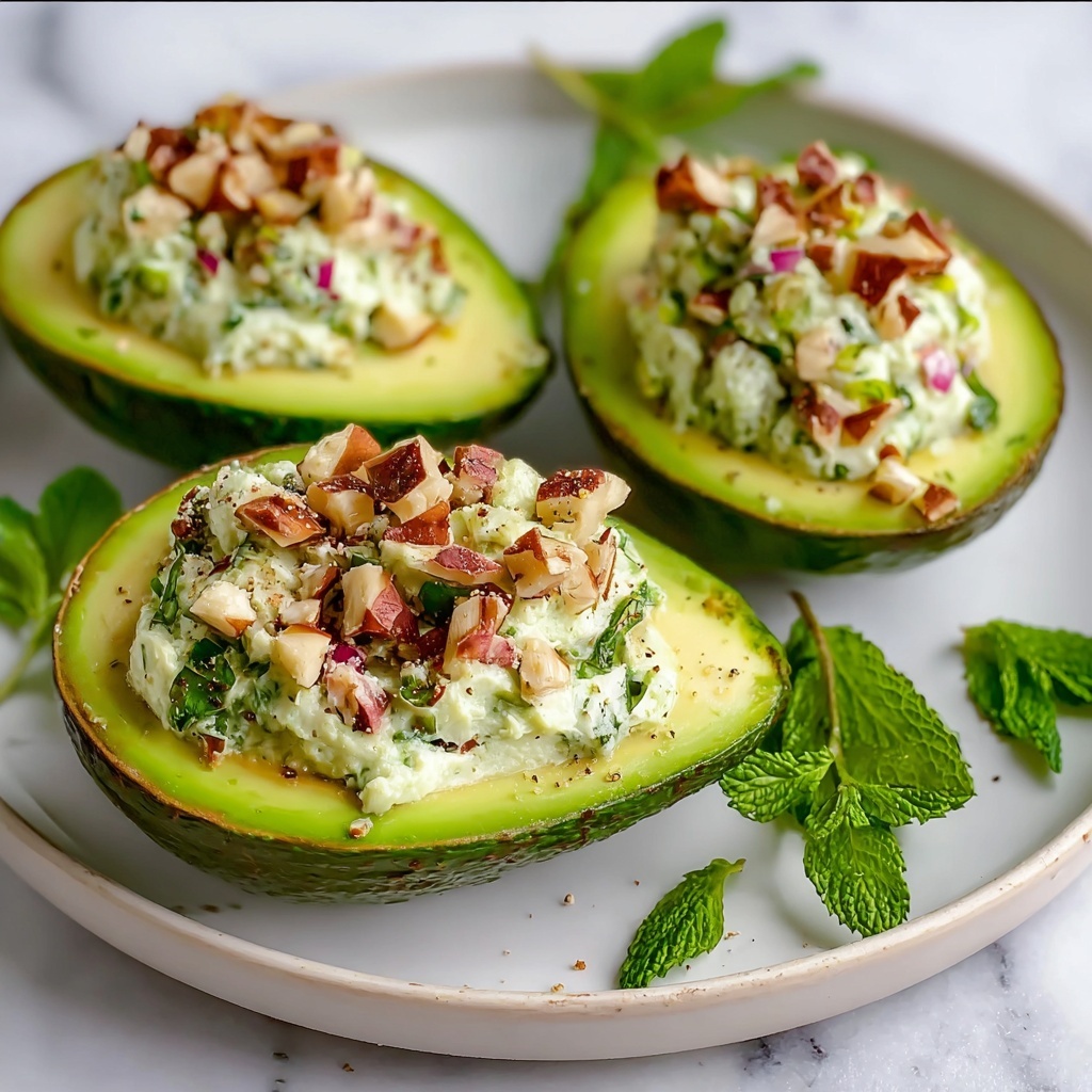 Crab Salad Stuffed Avocados Recipe - Recipe Image