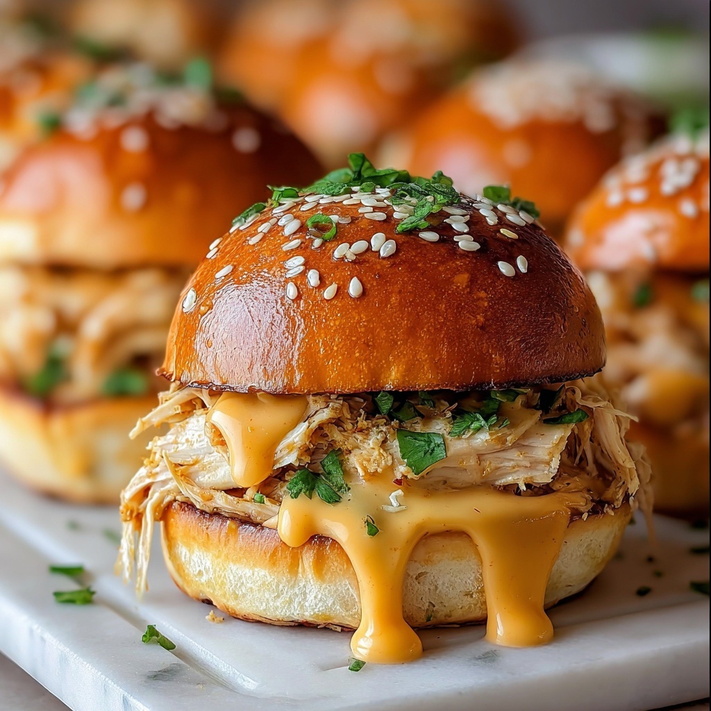 Turkey Cheese Sliders Recipe - Recipe Image