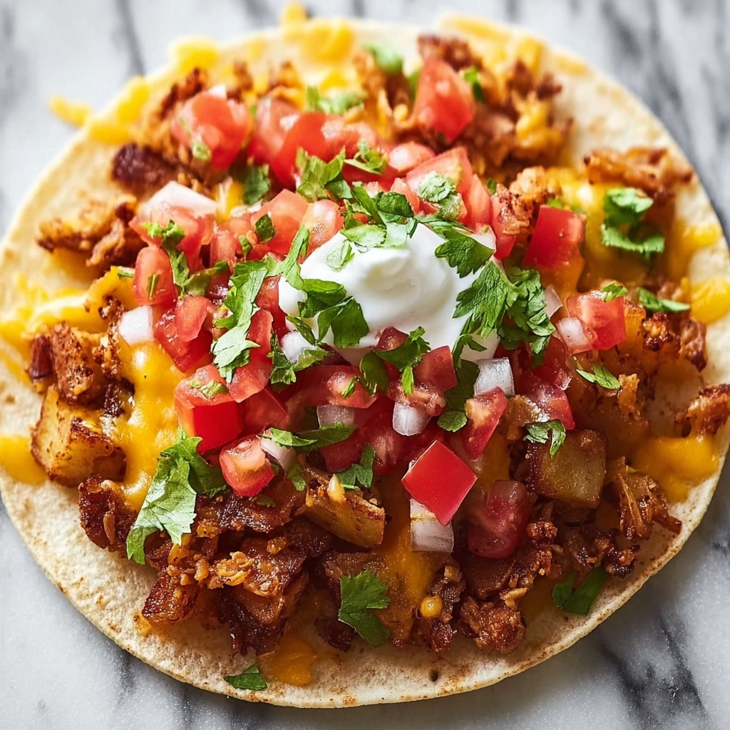 Potato Egg and Cheese Breakfast Tacos for a Cozy Morning Feast Recipe - Recipe Image