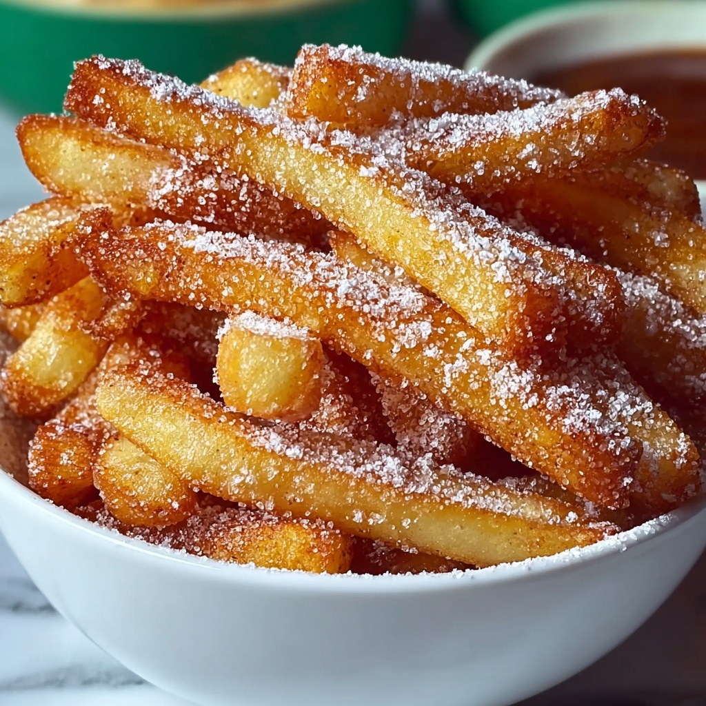 Crispy Air Fryer Apple Fries Recipe - Recipe Image