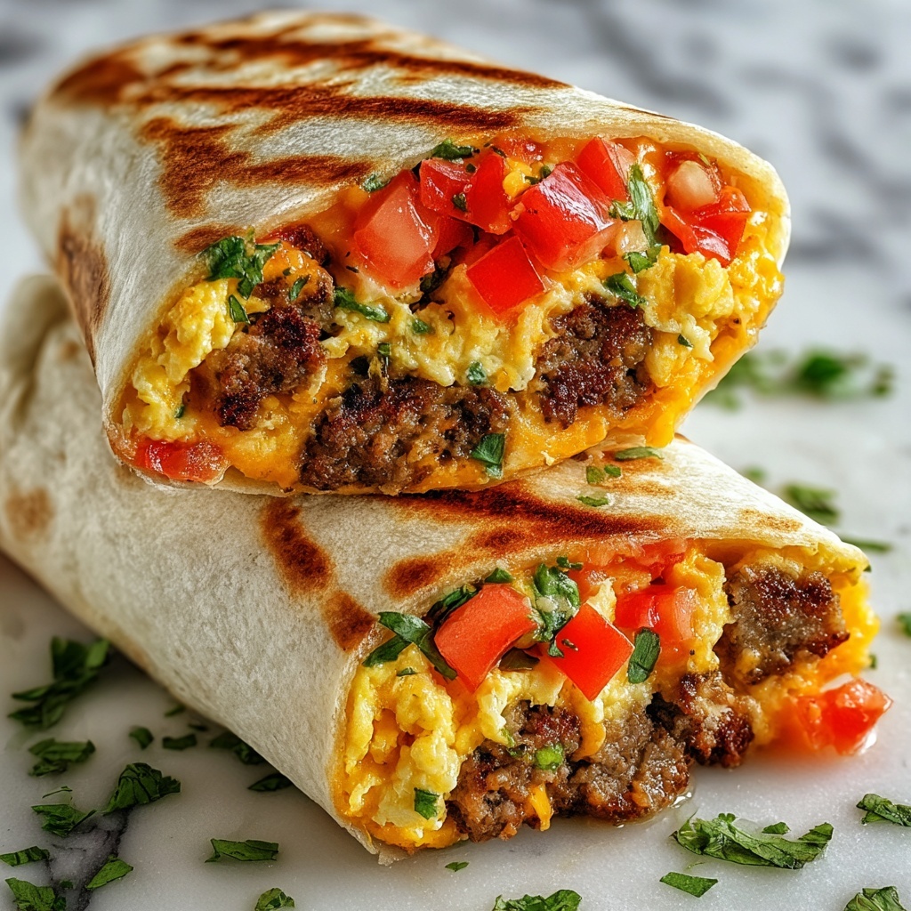 Freezer Breakfast Burritos Recipe - Recipe Image