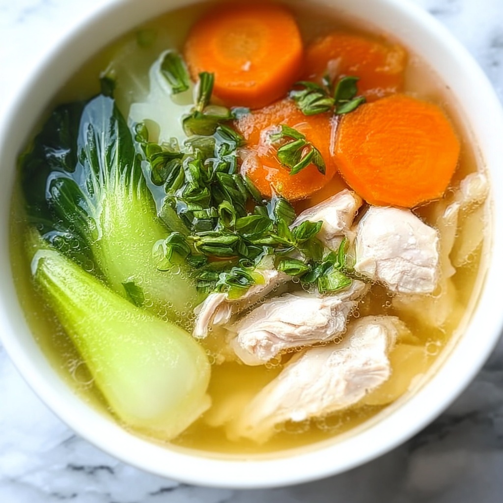 Bok Choy Chicken Soup Recipe - Recipe Image