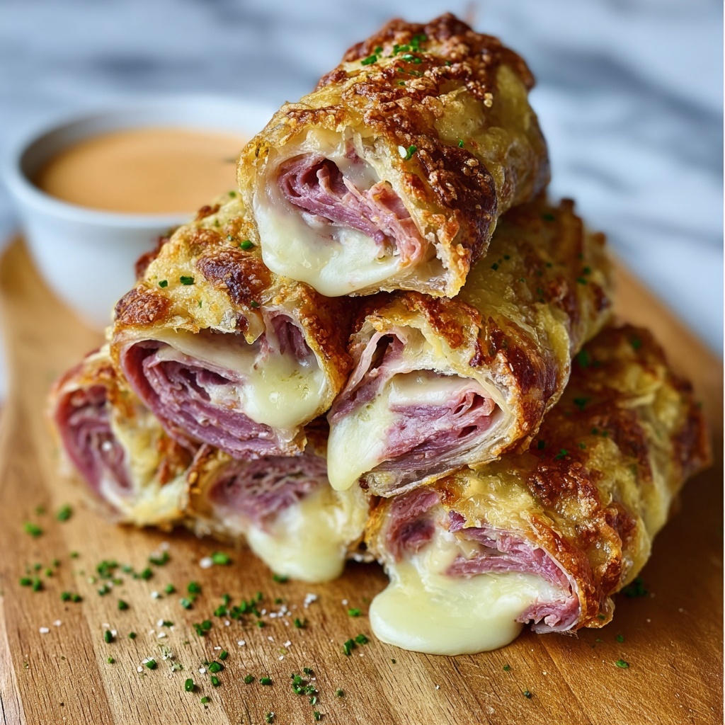 Keto Crispy Reuben Roll-Ups Recipe - Recipe Image