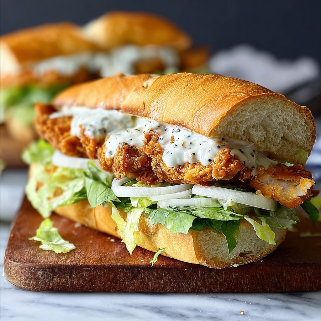 Chicken Caesar Sandwich Recipe - Quick & Easy Lunch! Recipe - Recipe Image