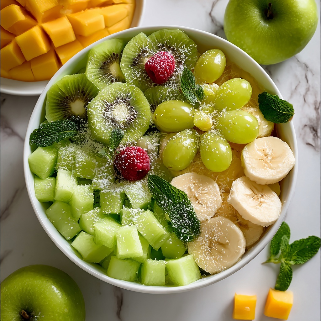 Leprechaun Fruit Salad Recipe - Recipe Image
