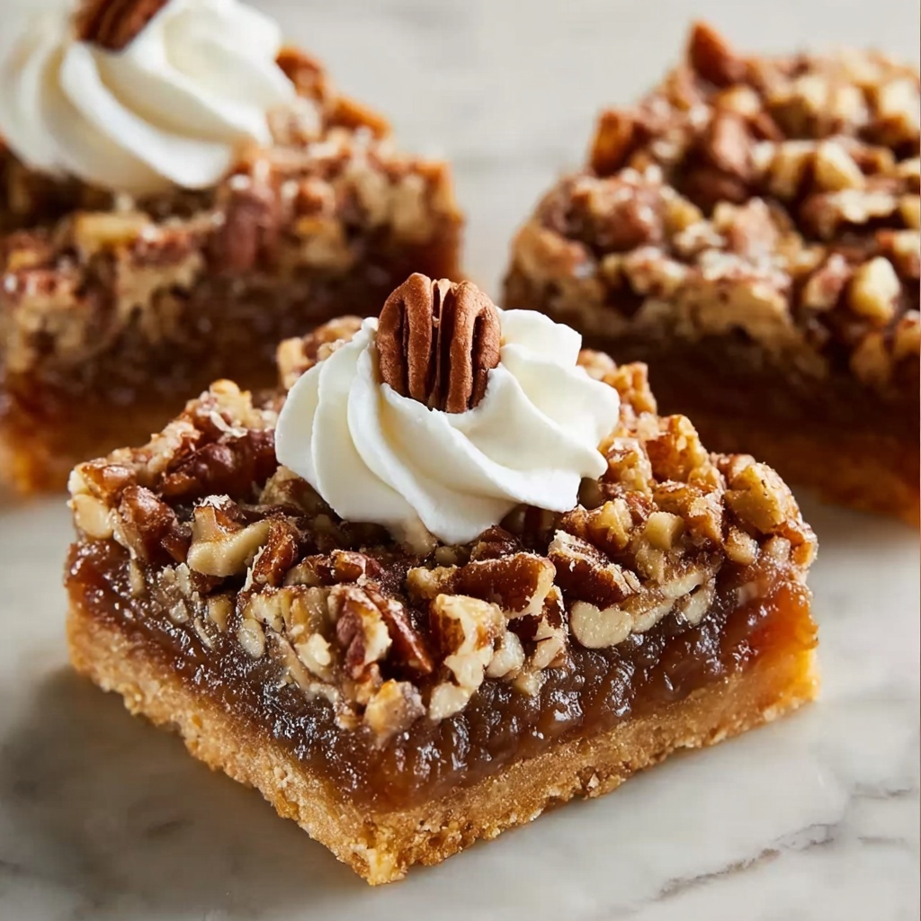 Irresistible Pecan Pie Bars: Gooey, Gluten-Free Delight Recipe - Recipe Image