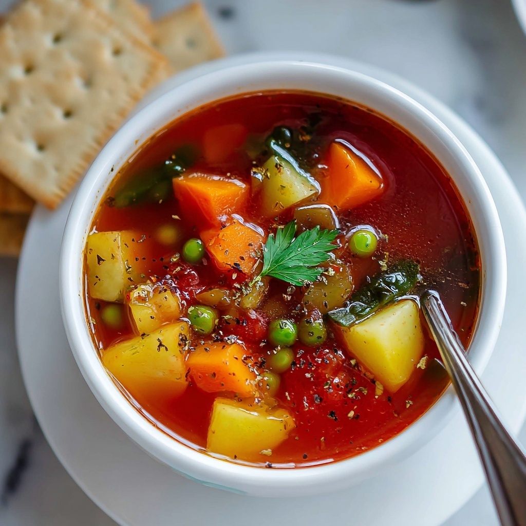 Easy Vegetable Soup Recipe for a Healthy Meal Recipe - Recipe Image