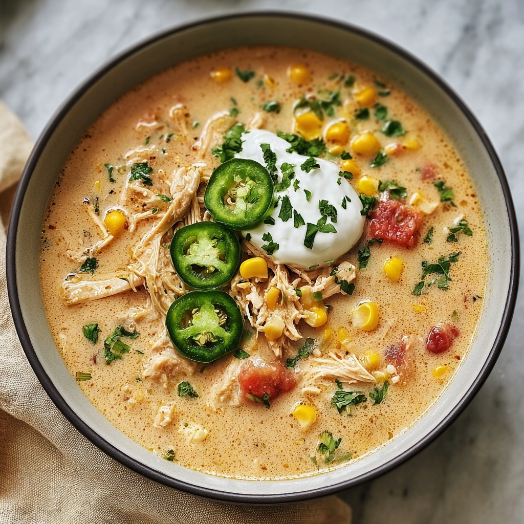Mexican Street Corn White Chicken Chili Recipe - Recipe Image