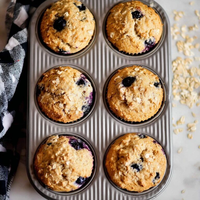 Blueberry Oatmeal Muffins Recipe