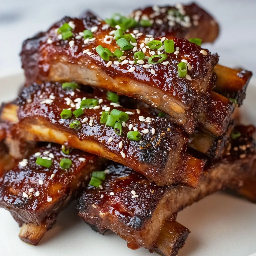 Slow Cooker Honey Garlic Soy Spareribs Recipe - Recipe Image