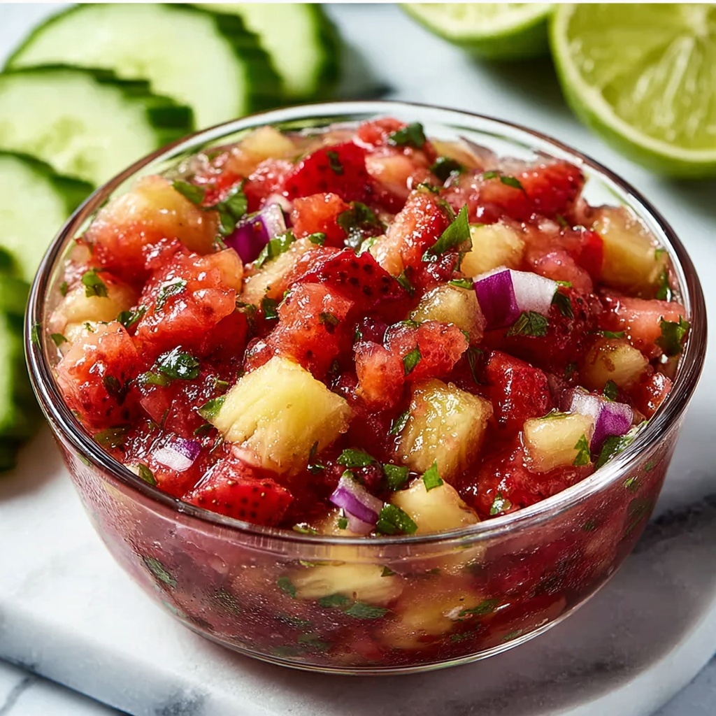Strawberry Rhubarb Salsa Recipe - Recipe Image