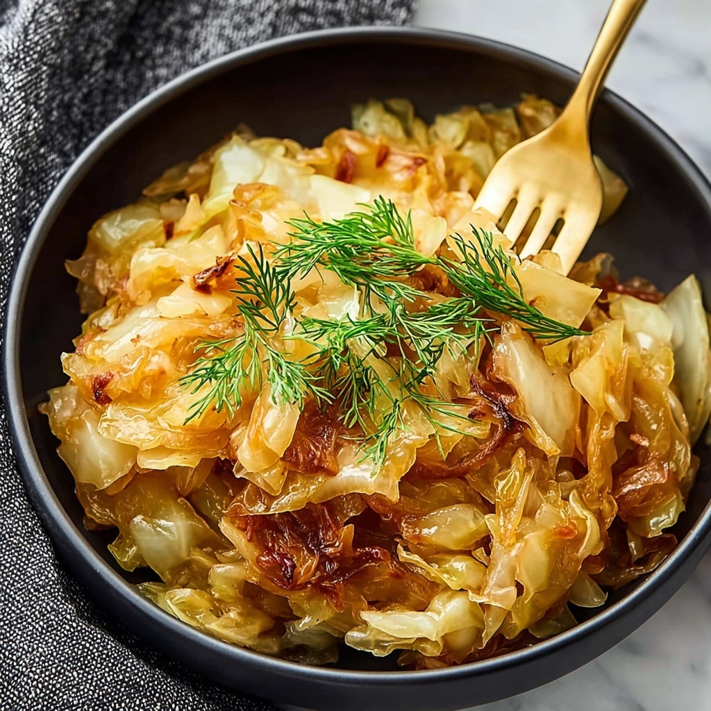 Mom's Braised Cabbage Recipe - Recipe Image