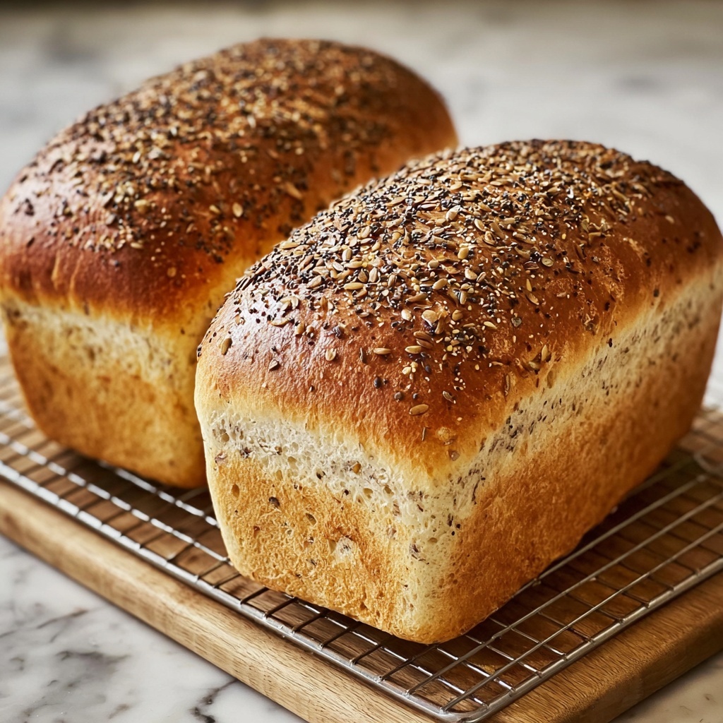 Multi-Seed Honey Wheat Bread Recipe - Recipe Image