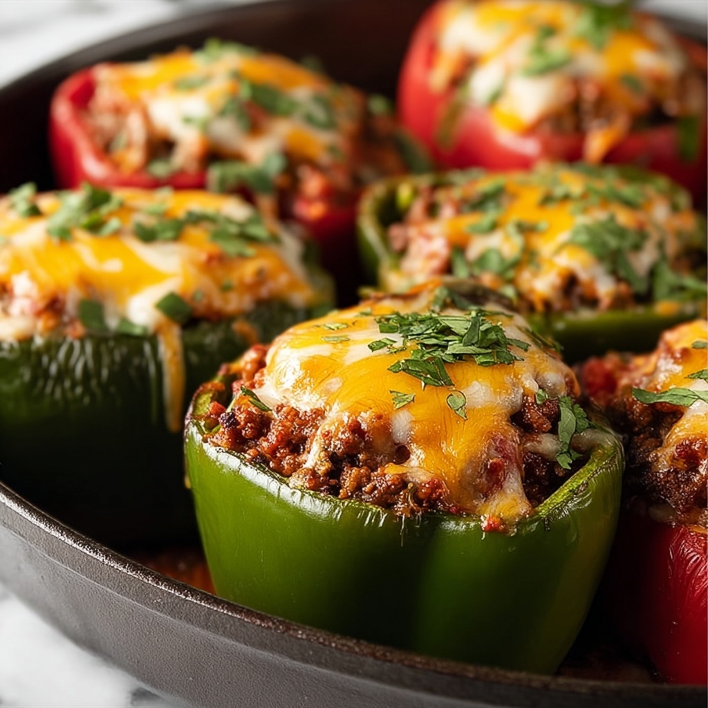 Patriotic Chiles Rellenos: Stuffed Peppers Like Never Before Recipe - Recipe Image
