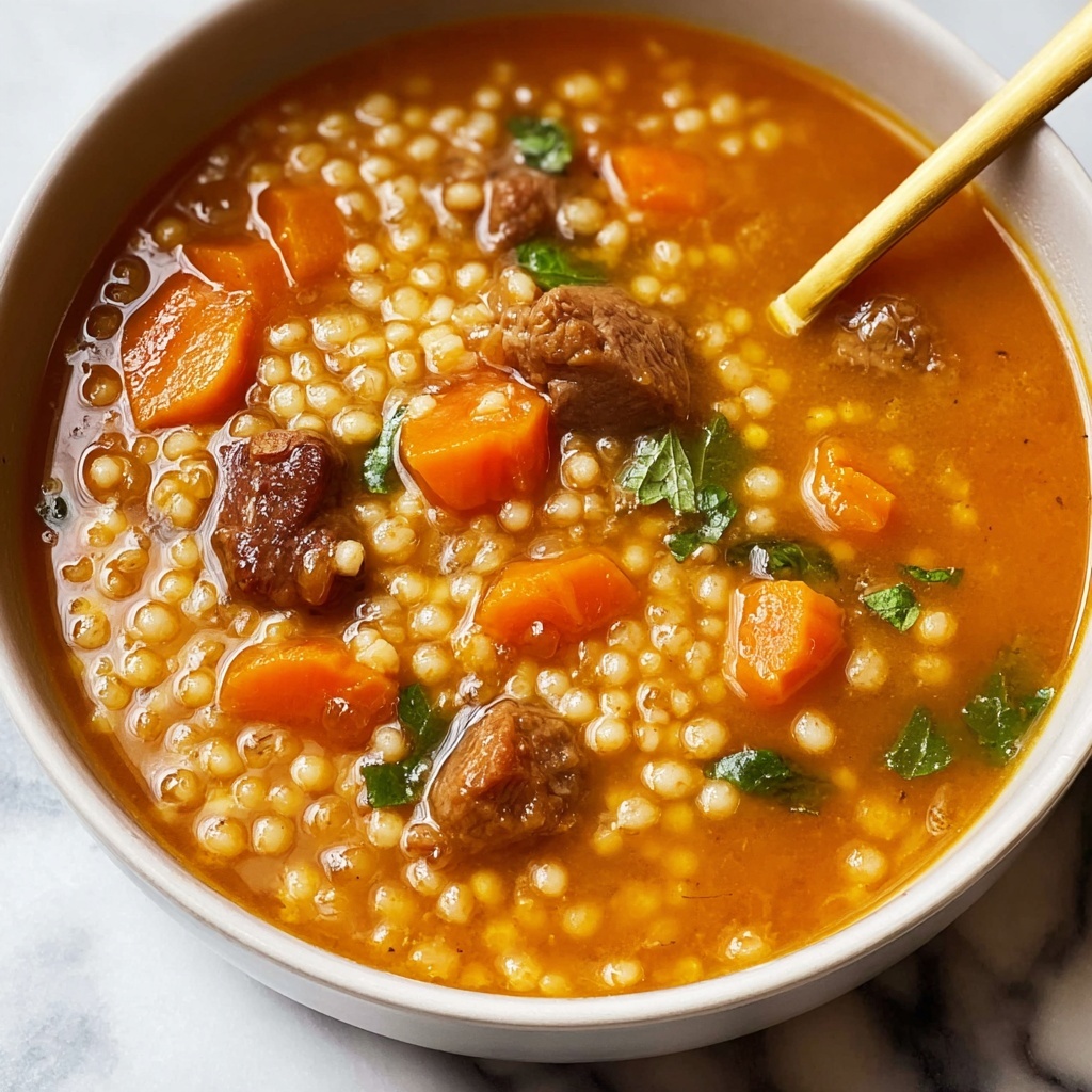 Easy Beef Barley Soup Recipe - Recipe Image