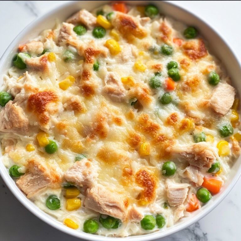 Easy Chicken Cobbler Dinner Casserole Recipe