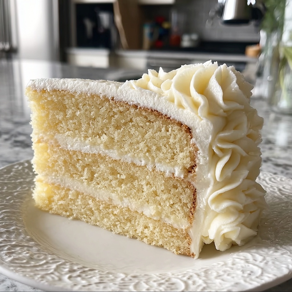 Moist White Velvet Cake Recipe - Recipe Image