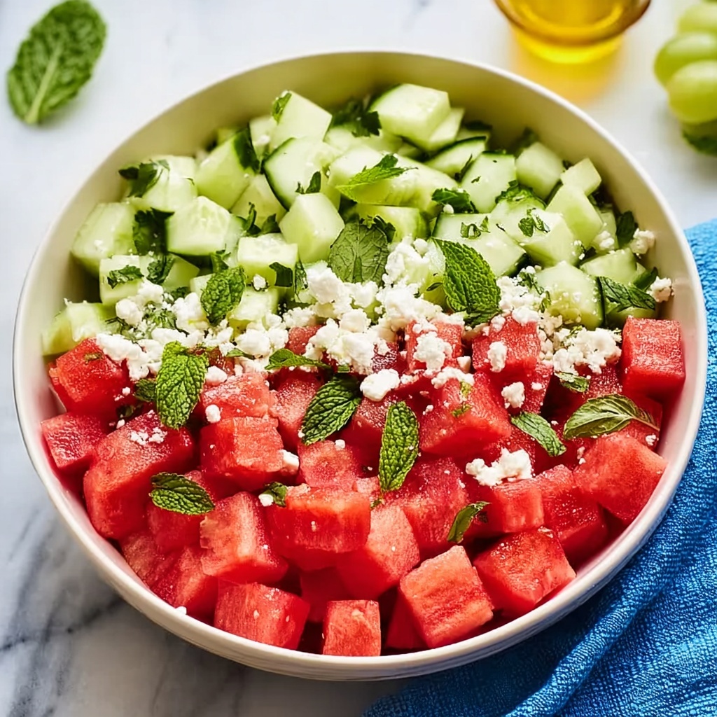 Watermelon Feta Salad Recipe - Recipe Image