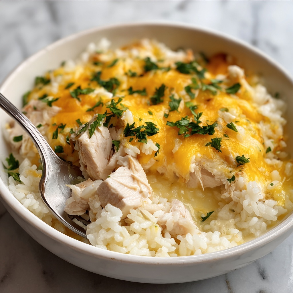 Creamy Chicken & Rice Casserole Recipe - Recipe Image