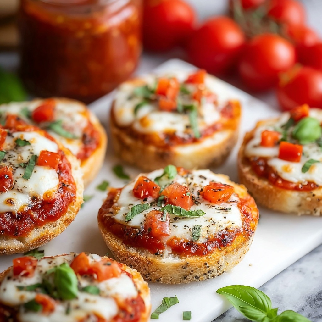 Homemade Mini Pizza Bagel Bites Recipe - Recipe Image