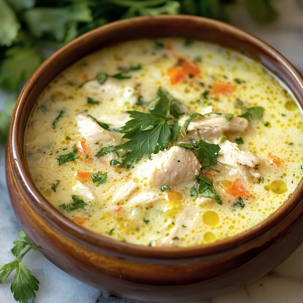 Keto Green Chicken Enchilada Soup Recipe - Recipe Image