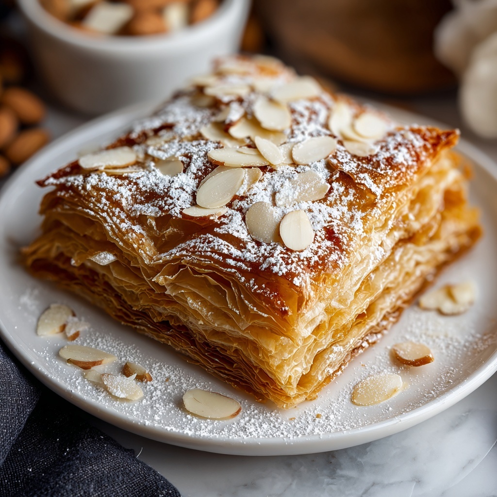 Flaky Sweet Almond Pastry Recipe - Recipe Image