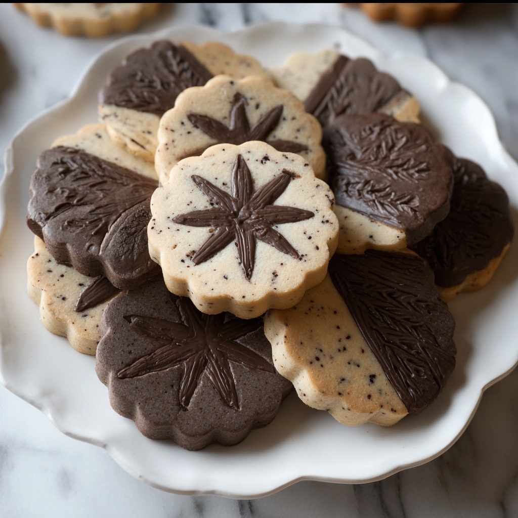 Espresso Shortbread Cookies Recipe - Recipe Image