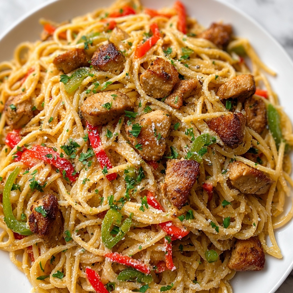 Macro Friendly Cajun Chicken Pasta Recipe - Recipe Image