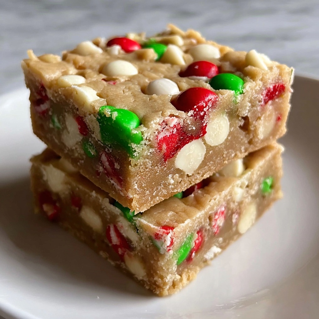 Christmas Cookie Bars Recipe - Recipe Image
