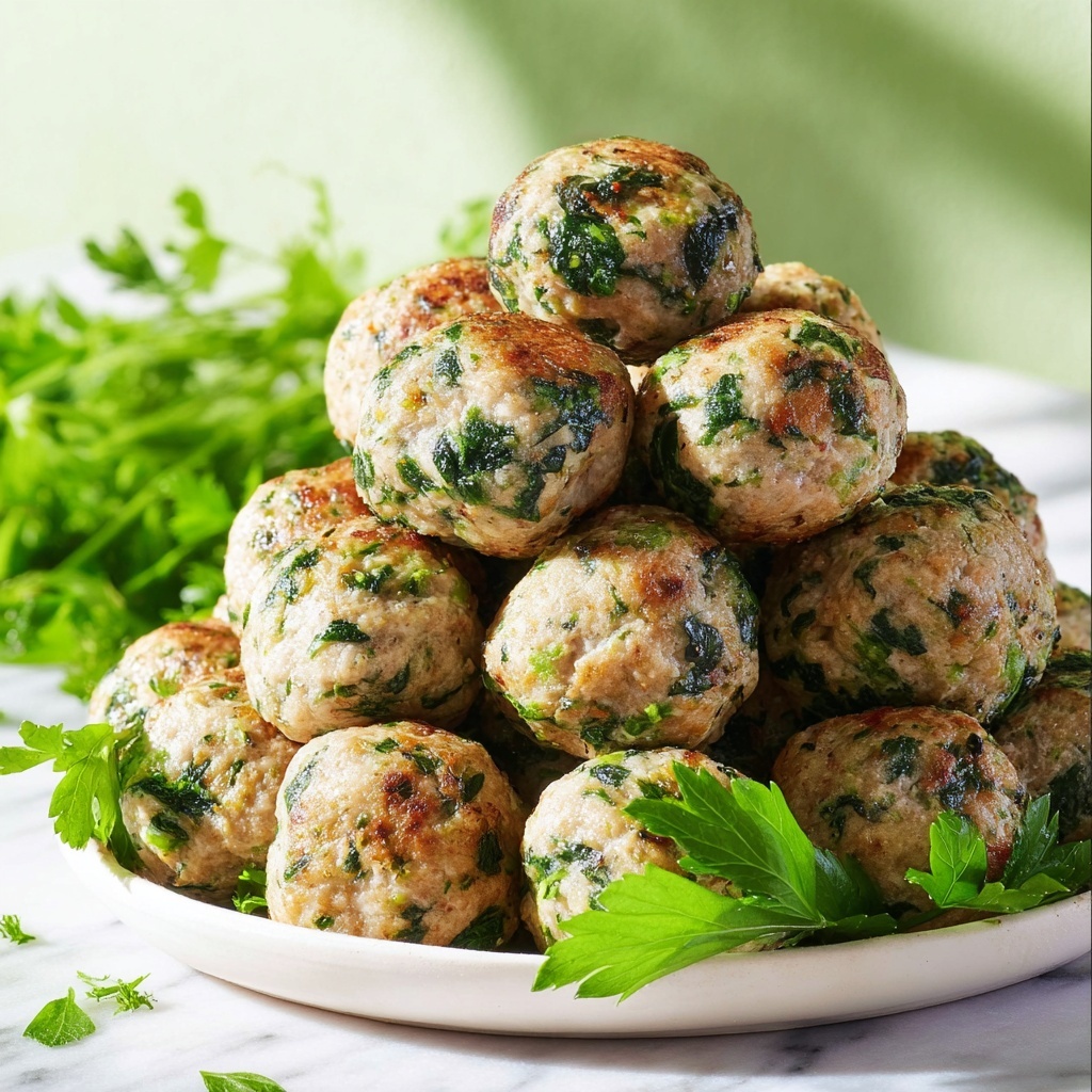 Spinach Feta Chicken Meatballs (Meal Prep) Recipe - Recipe Image