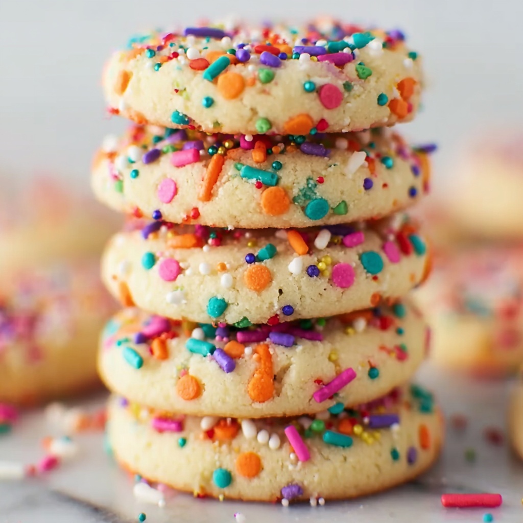 Chewy Sprinkle Cookies: Quick, Fun Bliss in 30 Minutes Recipe - Recipe Image