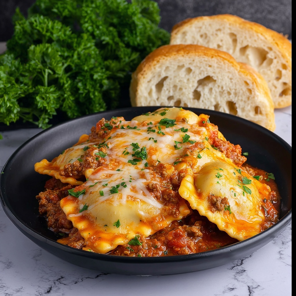 Slow Cooker Lasagna with Ravioli Recipe - Recipe Image