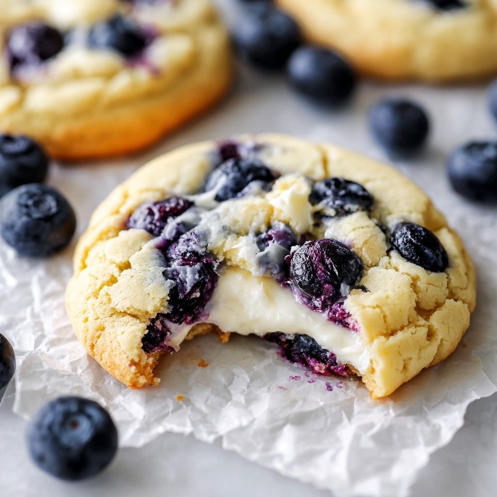 Blueberry Cheesecake Cookies Recipe - Recipe Image