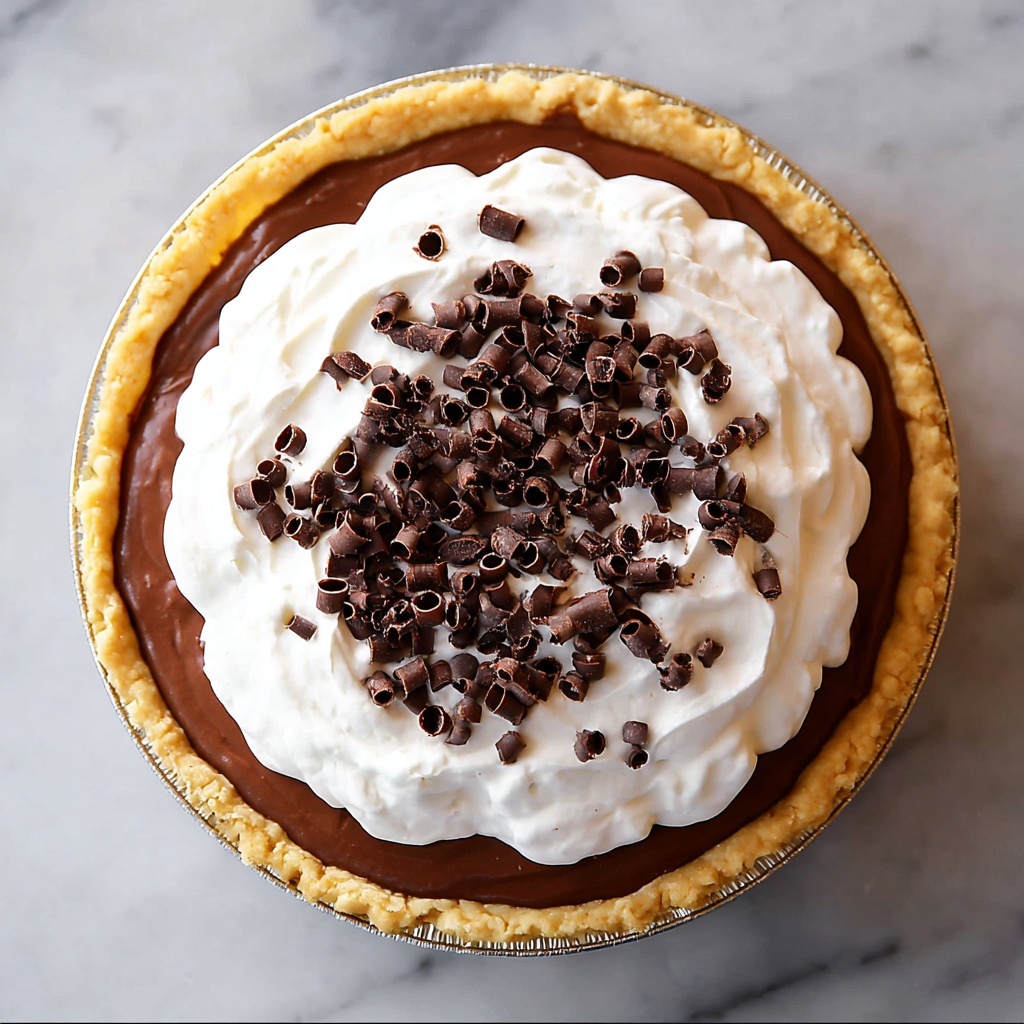 Easy Chocolate Cream Pie Recipe - Recipe Image