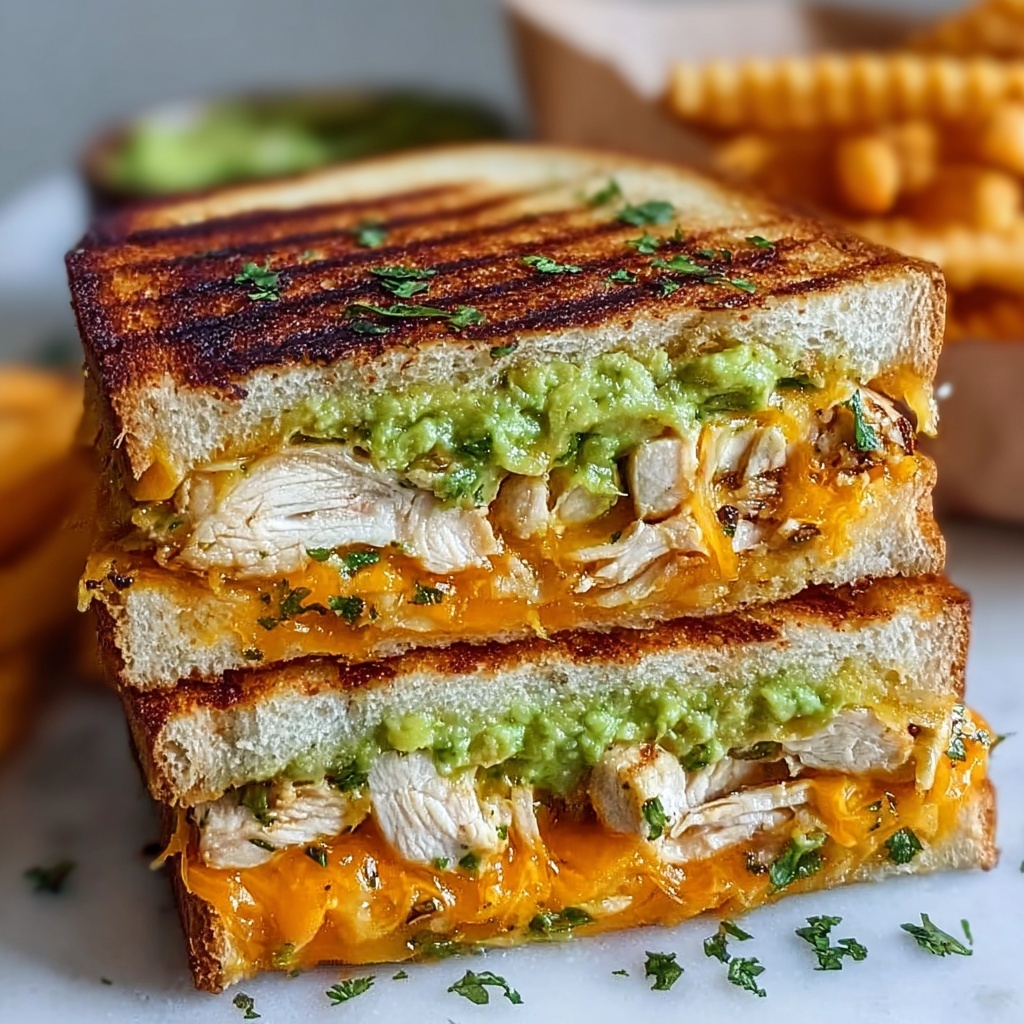 Chicken Avocado Melt Sandwich Recipe - Recipe Image