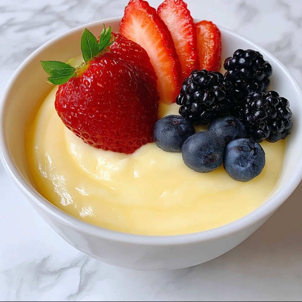 Homemade Custard Recipe - Recipe Image