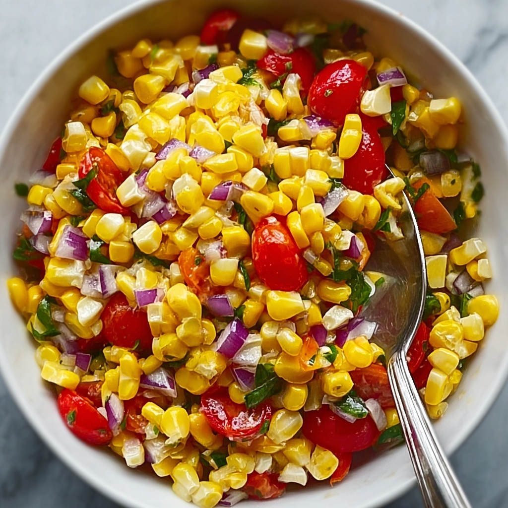 Fresh Summer Corn Salad That's Bursting with Flavor Recipe - Recipe Image