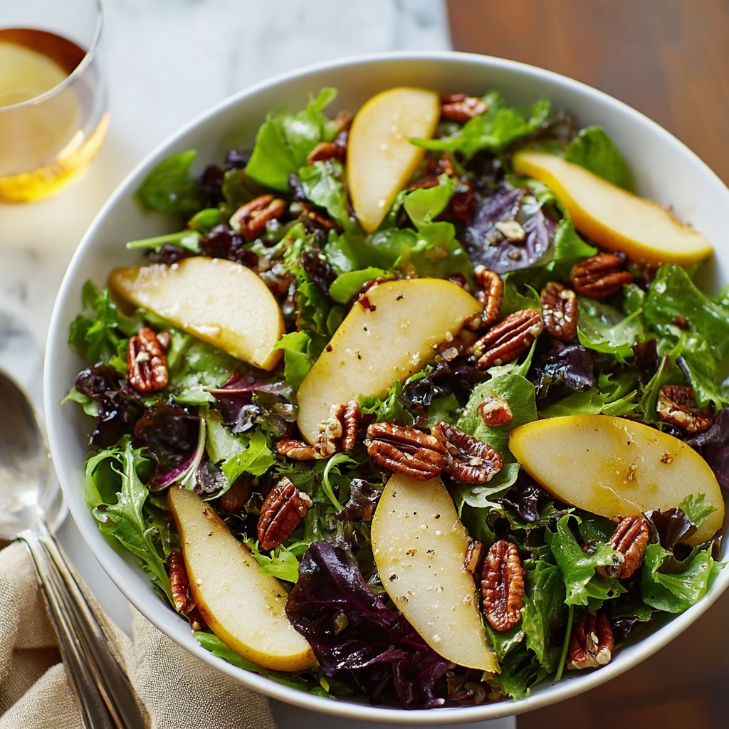 Winter Salad with Pears and Pecans Recipe - Recipe Image