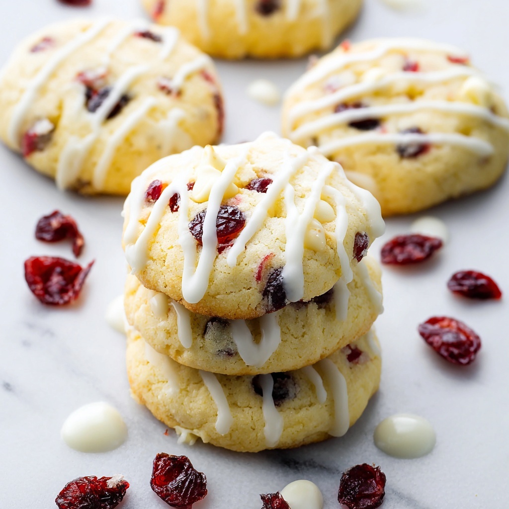 White Chocolate Cranberry Orange Cookies Recipe - Recipe Image