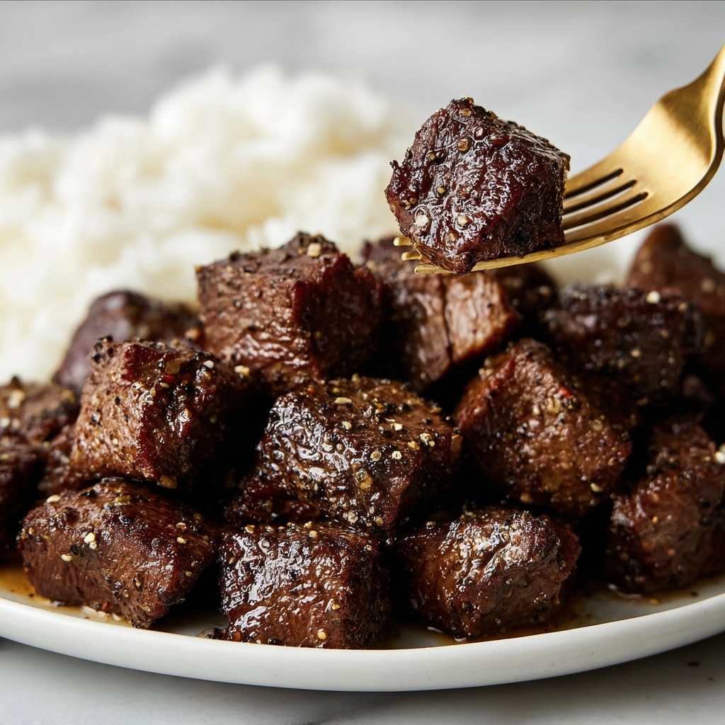 Air Fryer Steak Bites Recipe - Recipe Image