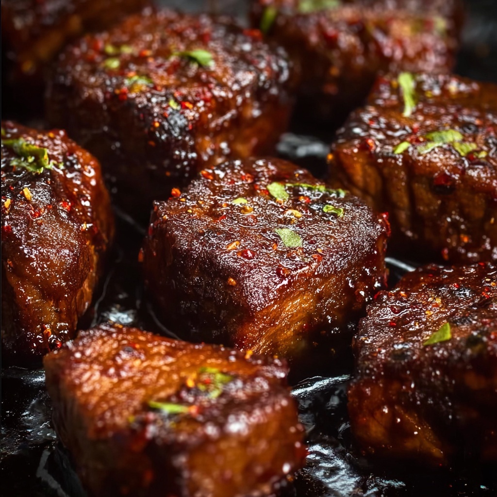 Cajun Garlic Butter Steak Bites Recipe - Recipe Image