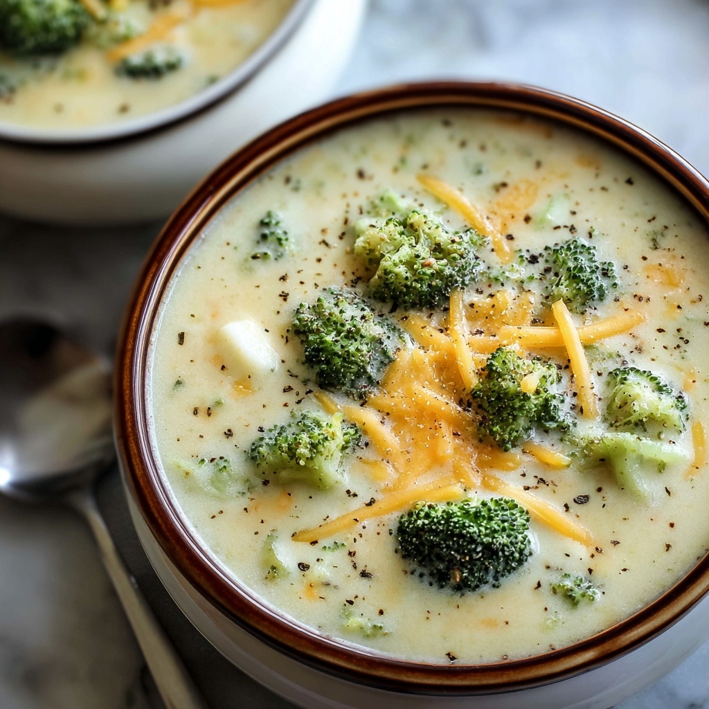 Creamy Broccoli Cheese Soup Recipe - Recipe Image