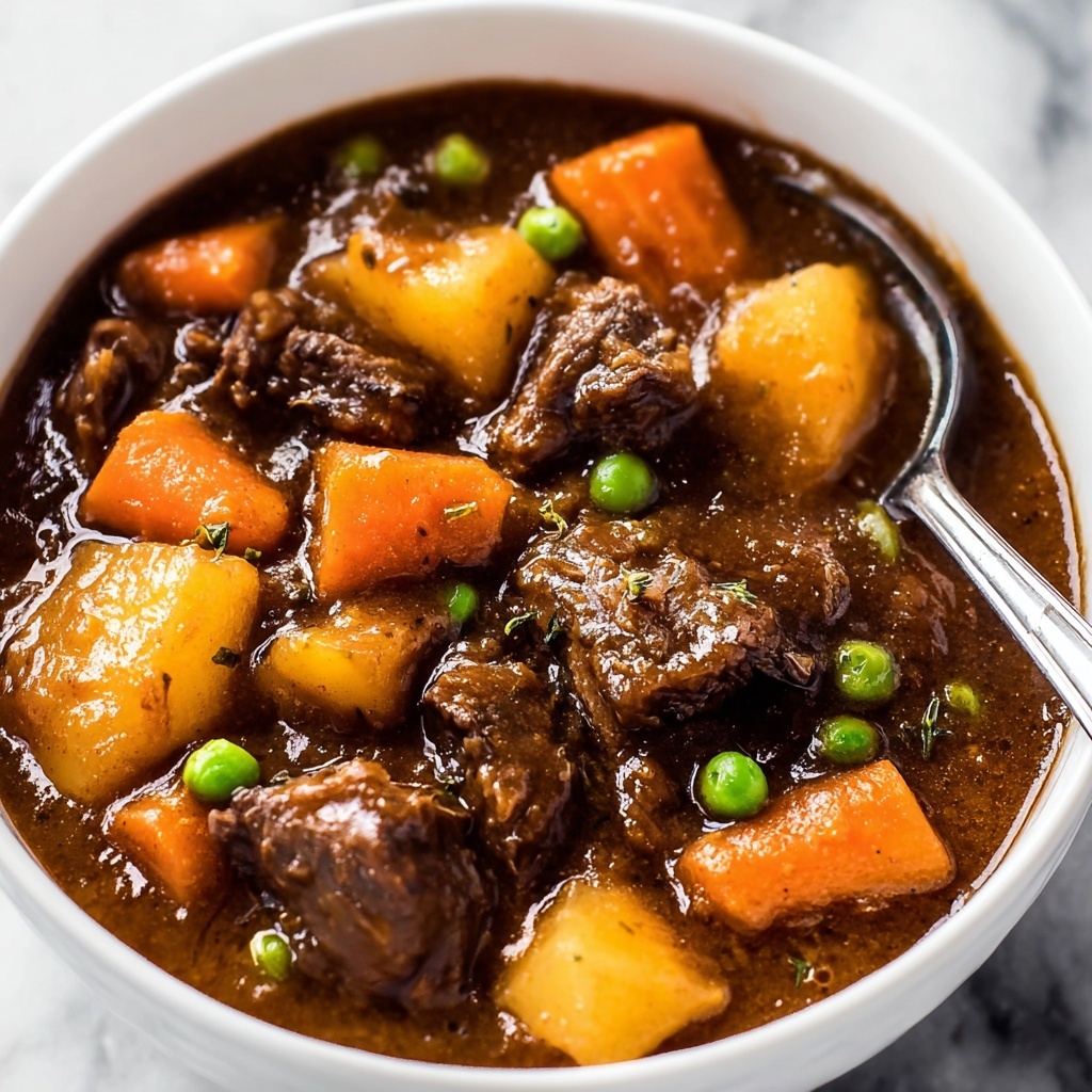 Crock Pot Beef Stew with Red Wine, Vegetables, and Herbs Recipe - Recipe Image