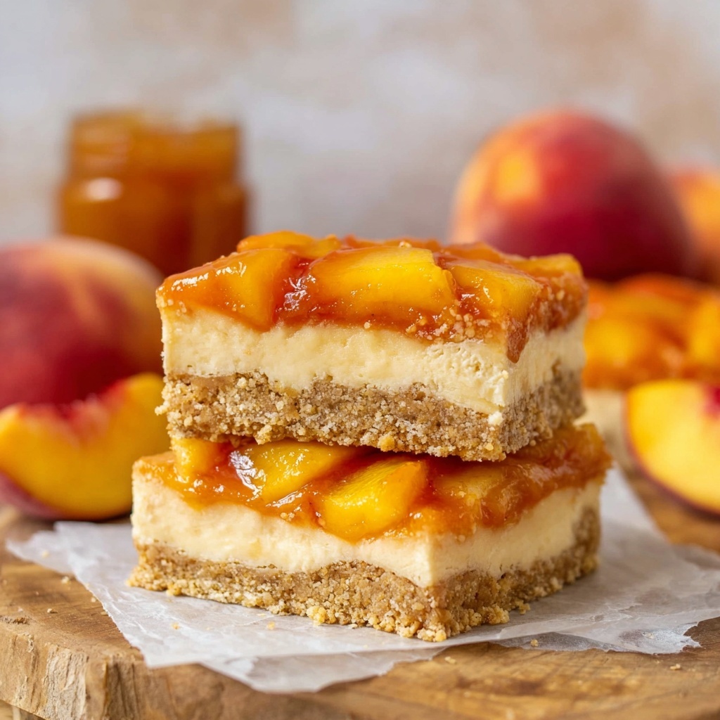 Peach Cheesecake Recipe - Recipe Image