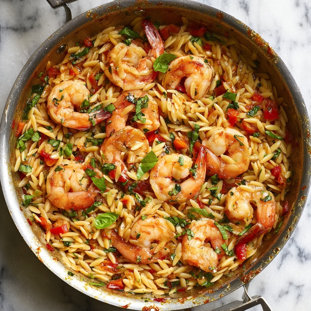 One-Pot Marry Me Shrimp and Orzo Pasta Recipe - Recipe Image