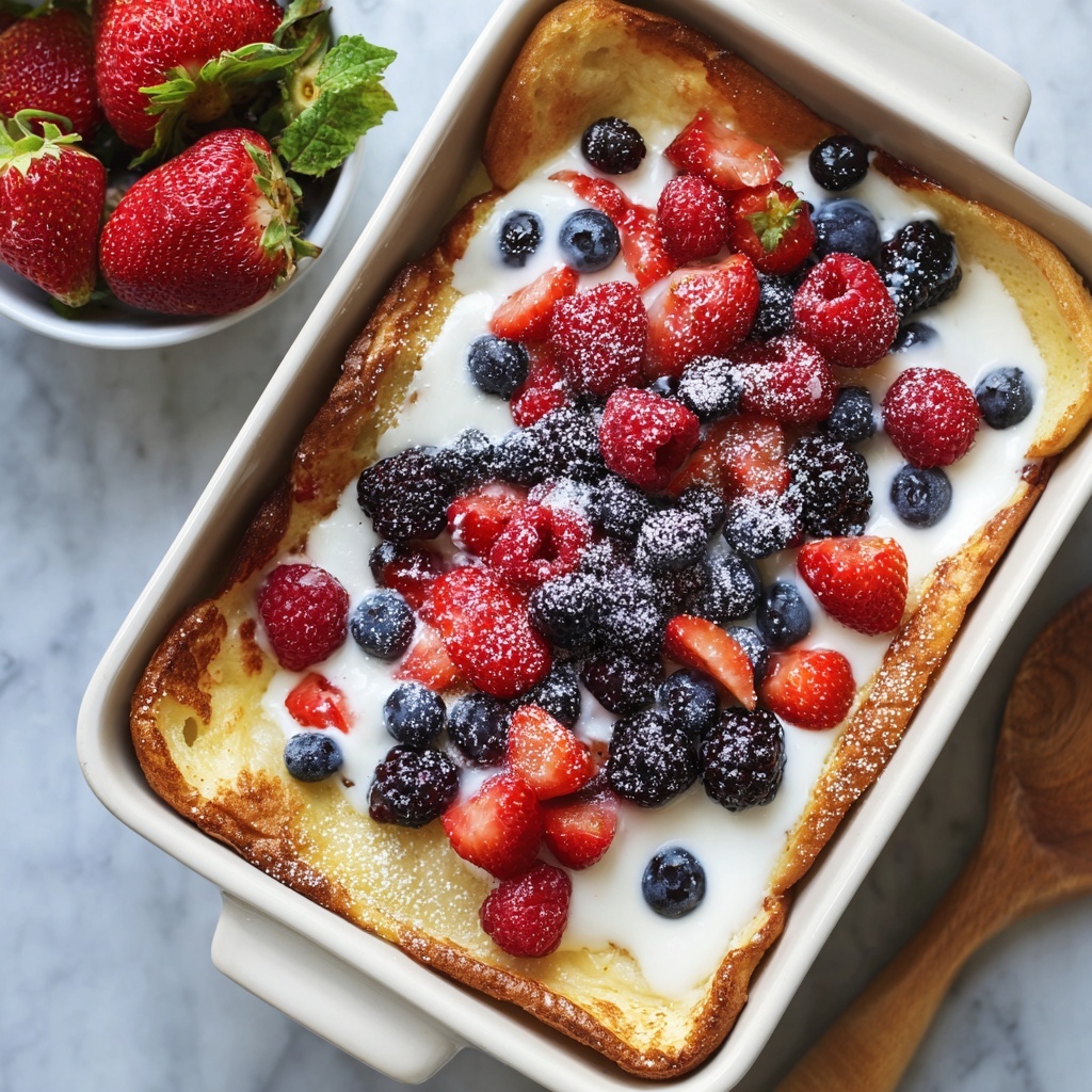 Berry French Toast Casserole Recipe - Recipe Image