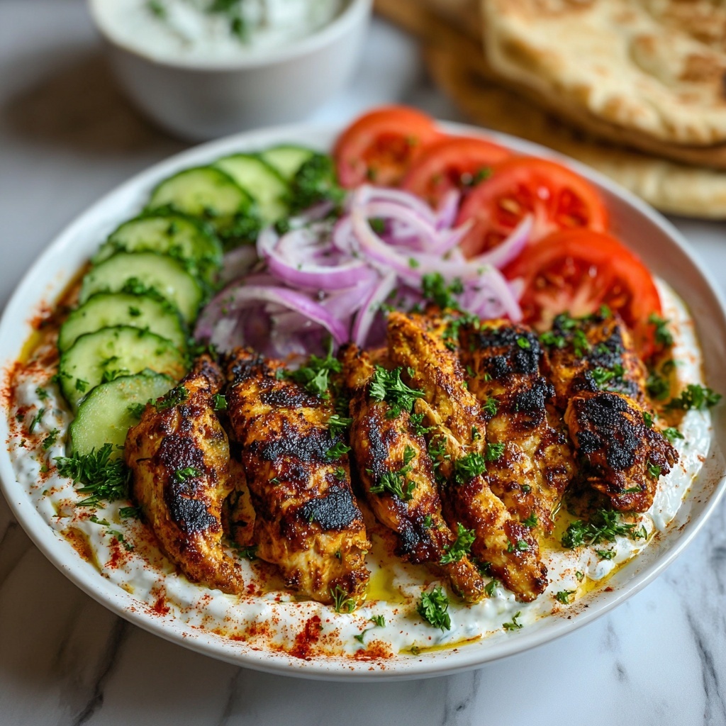 Chicken Shawarma with Creamy Garlic Sauce Recipe - Recipe Image