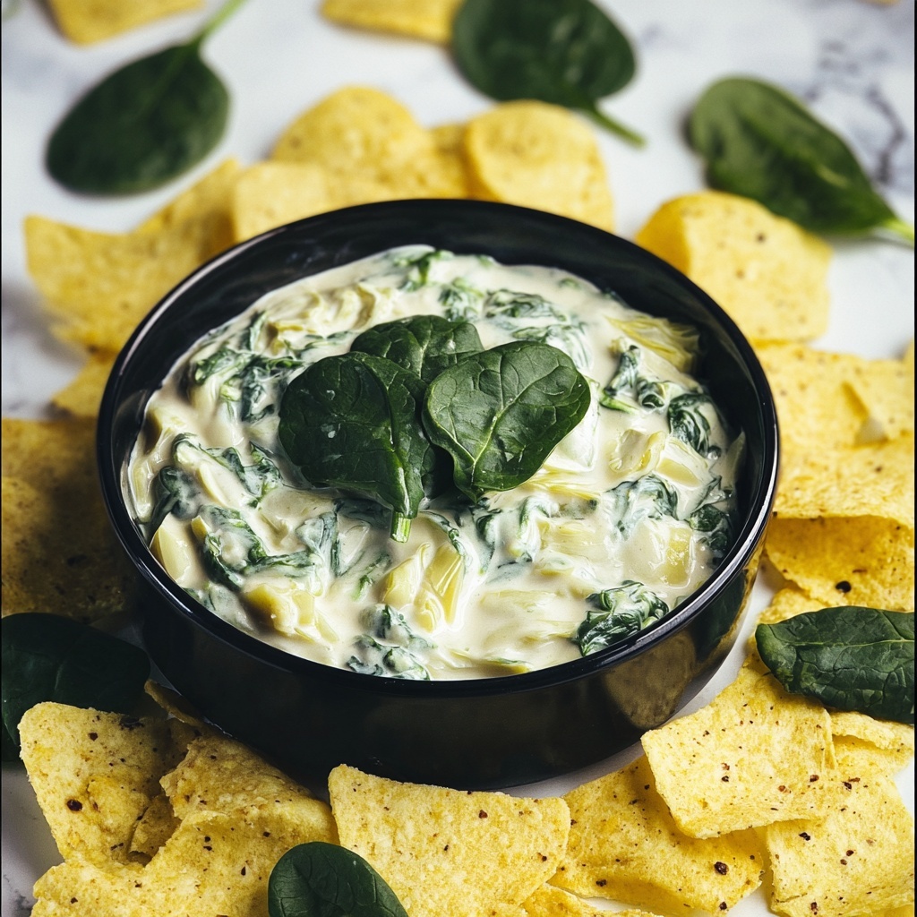 Crockpot Spinach Artichoke Dip Recipe - Recipe Image