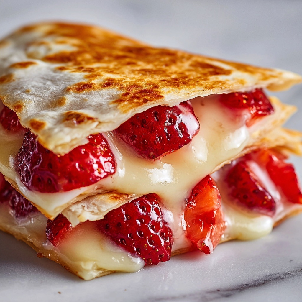 Strawberry Cheesecake Quesadilla Recipe - Recipe Image