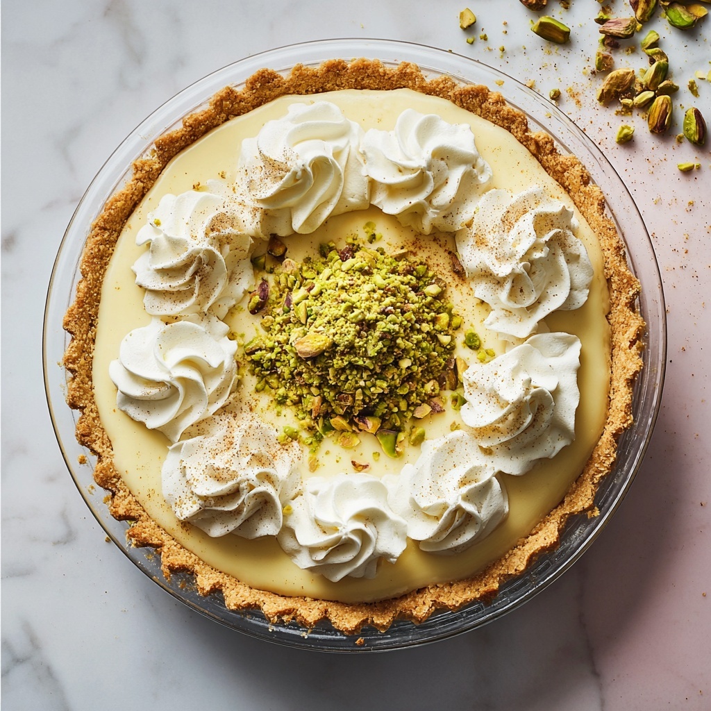 Pistachio Cream Pie Recipe - Recipe Image